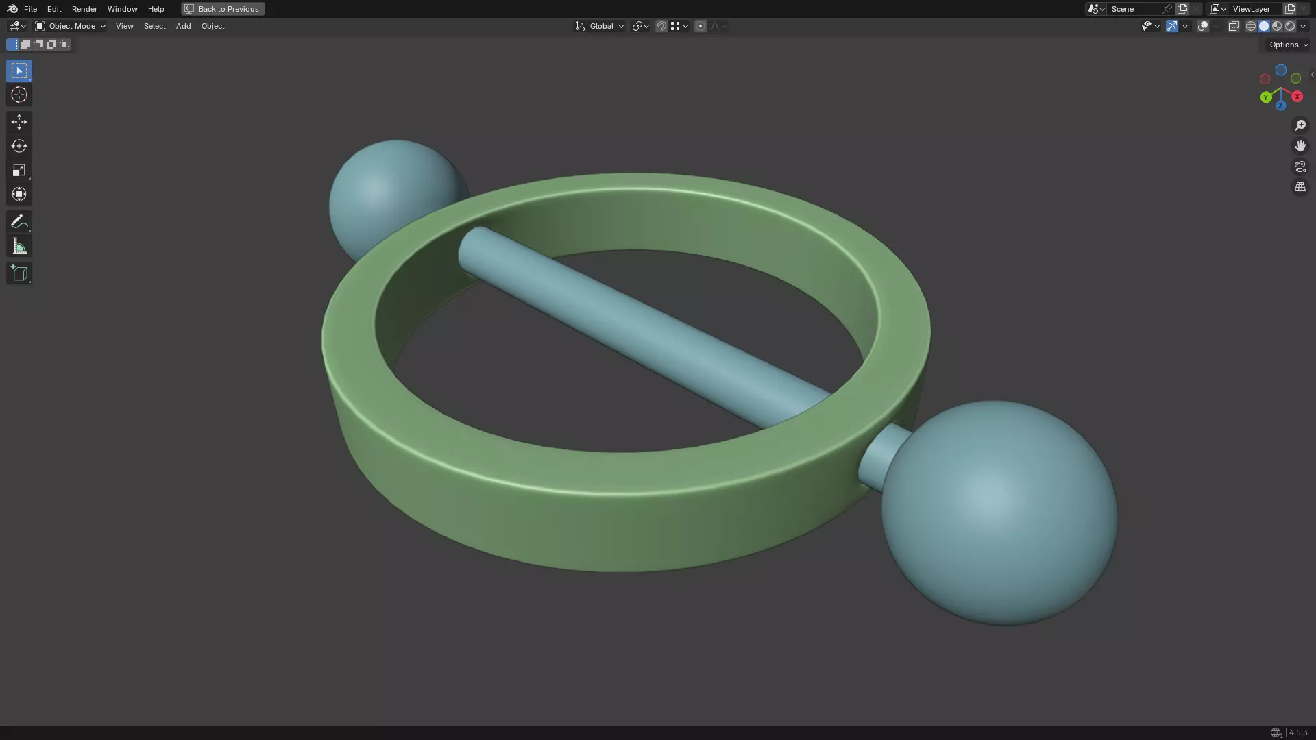 Nipple Piercing PBR 3D model_20