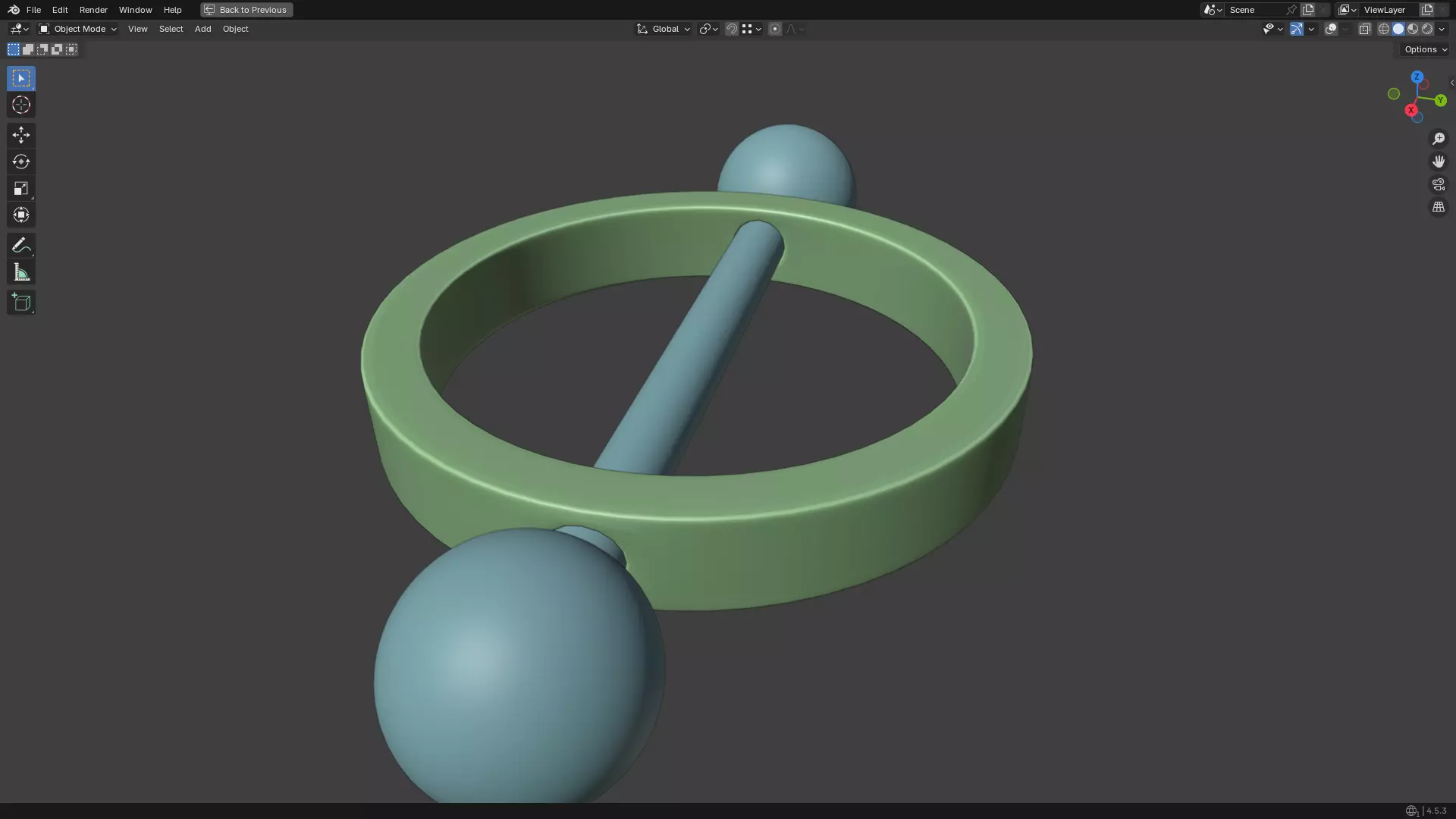 Nipple Piercing PBR 3D model_16