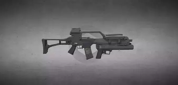 assult rifle 3D model