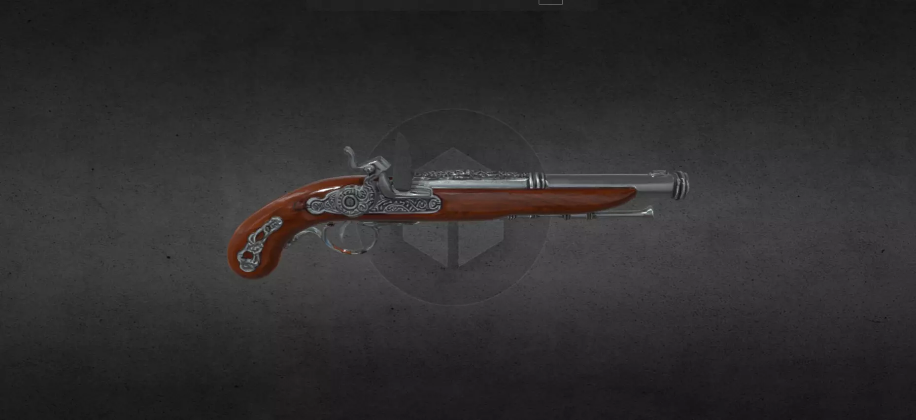 old styel british gun 3D model_0