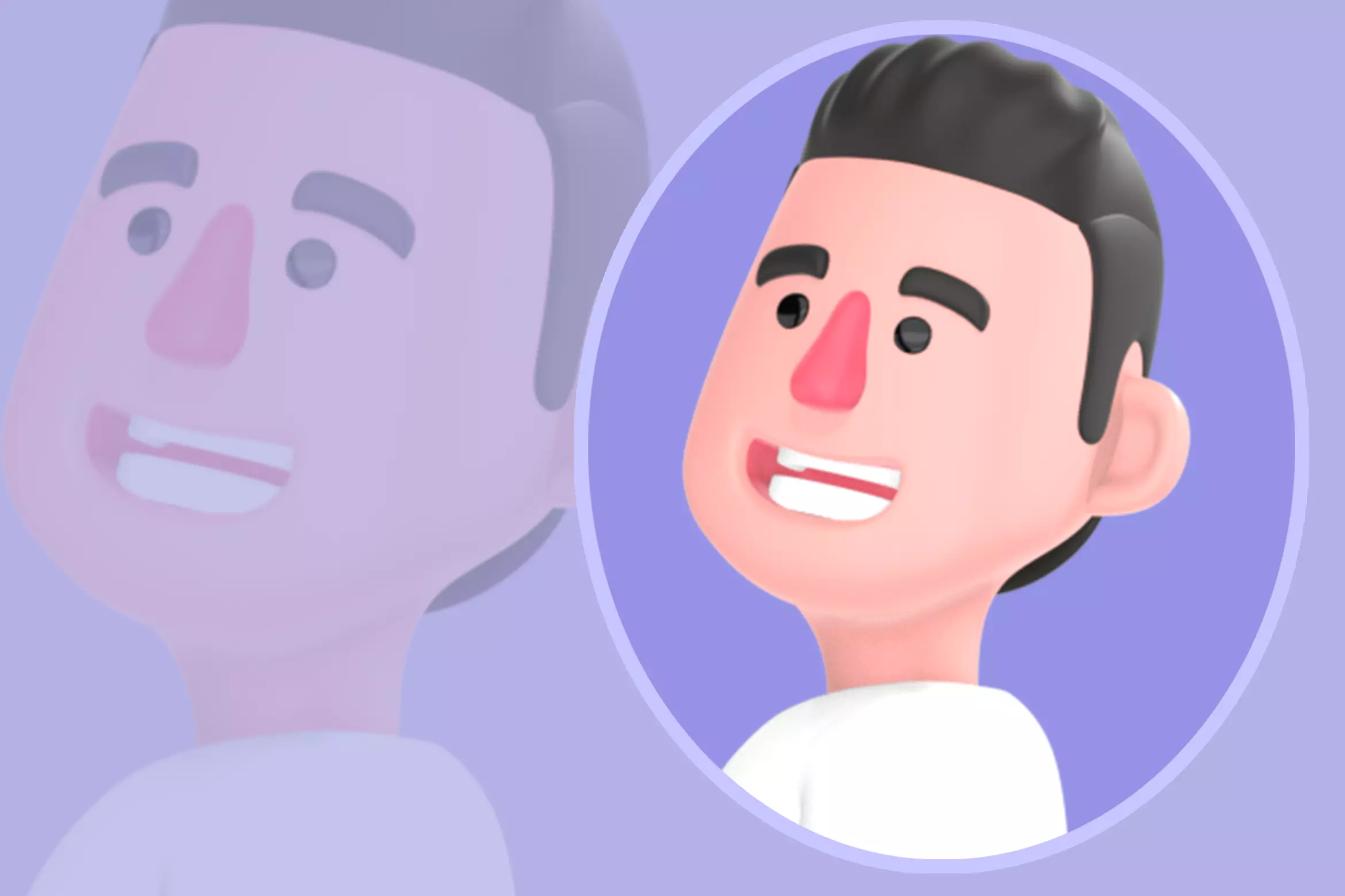 Stylized 3D Male Photographer Character - Cartoon Videographer 3D model_0