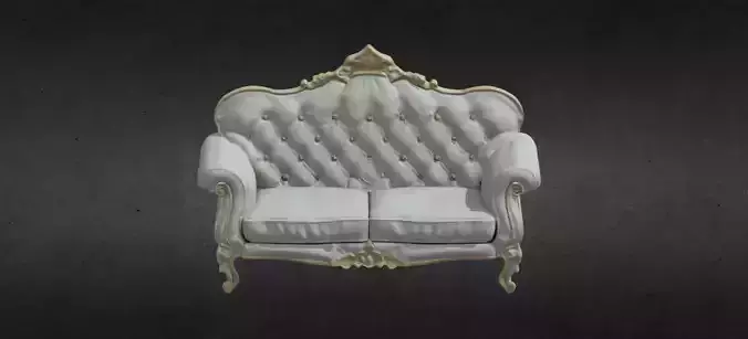 ornate sofa 3D model