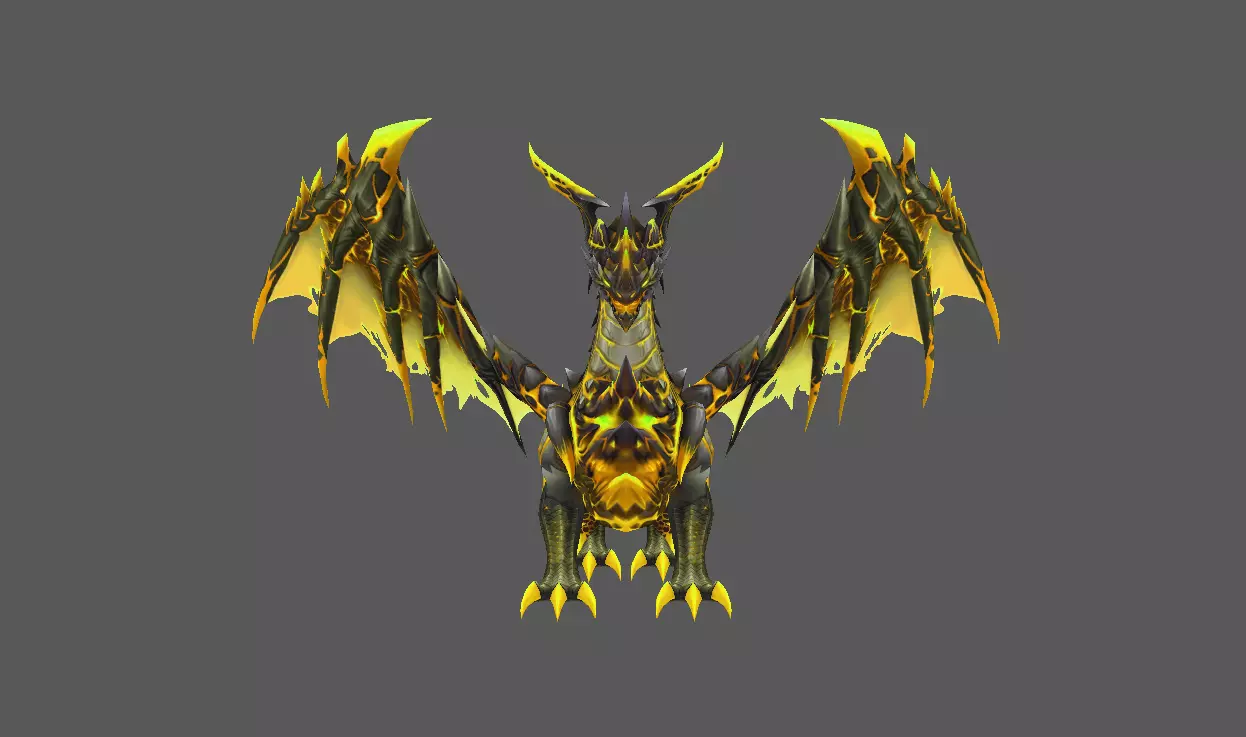 Mount - Flying Type 68 Low-poly 3D model_2