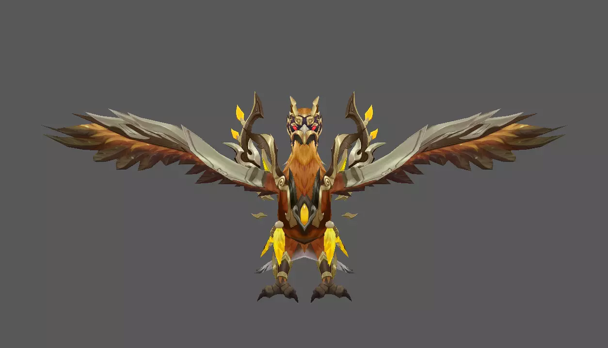 Mount - Flying Type 61 Low-poly 3D model_2