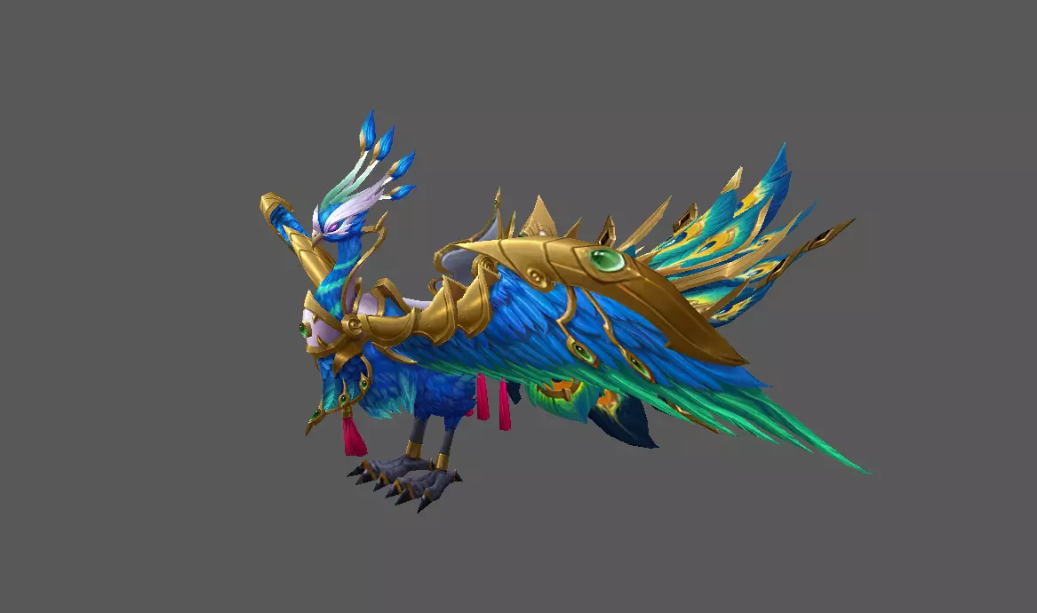 Mount - Flying Type 59 Low-poly 3D model_0