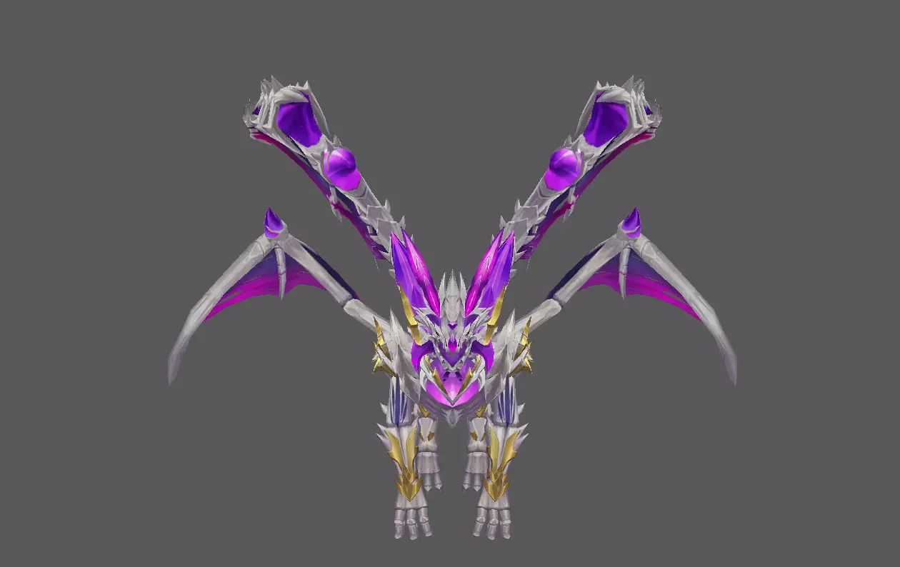 Mount - Flying Type 56 Low-poly 3D model_2