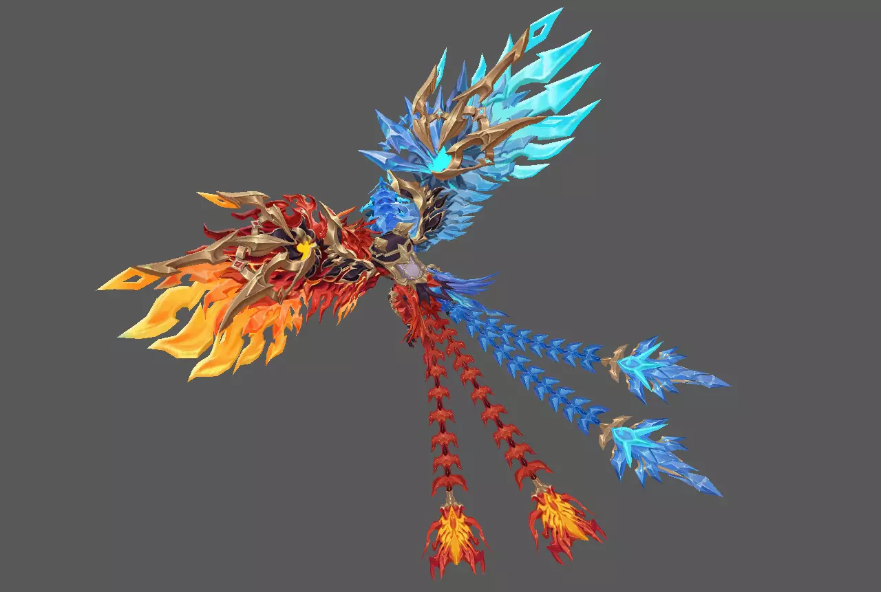 Mount - Flying Type 52 Low-poly 3D model_3