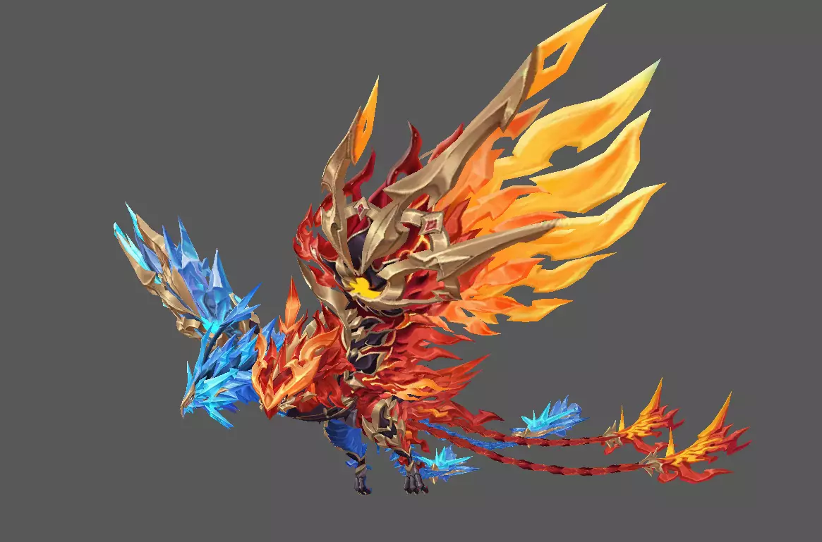 Mount - Flying Type 52 Low-poly 3D model_2