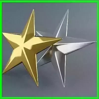 STAR 3D golden 3D model