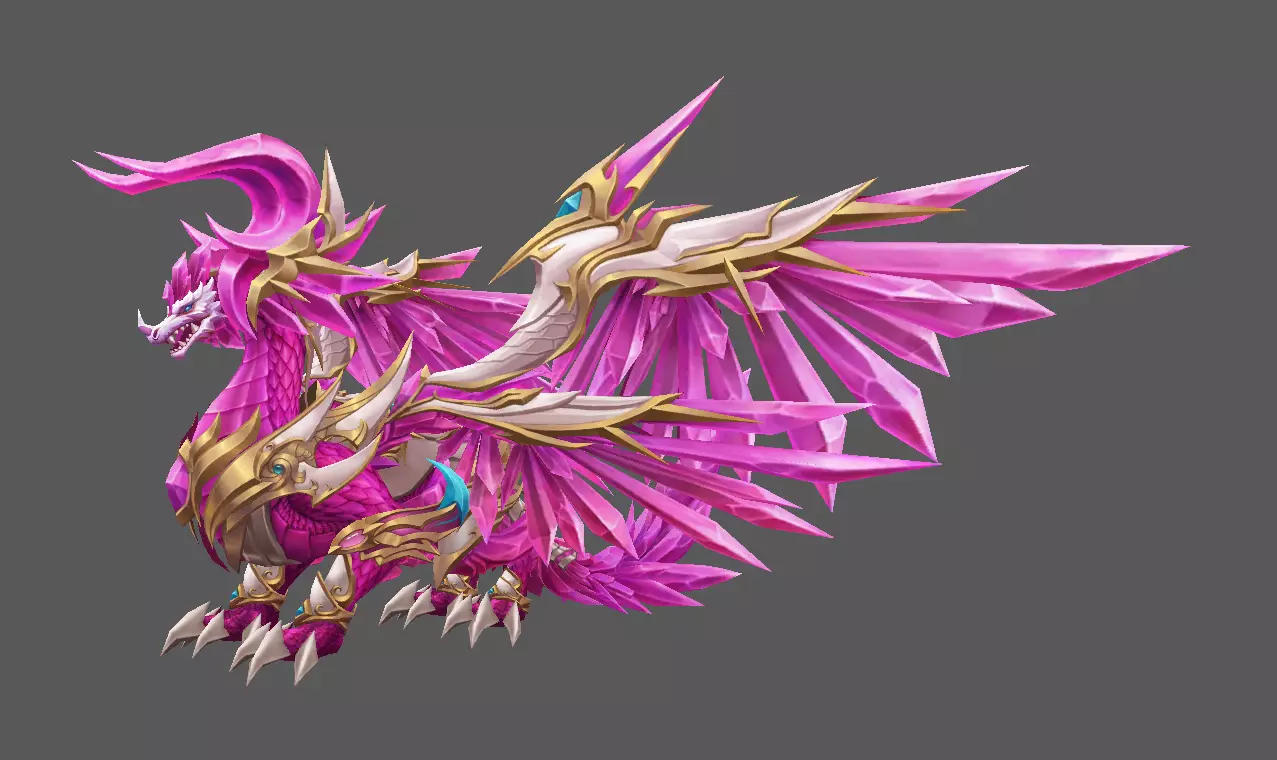 Mount - Flying Type 43 Low-poly 3D model_0