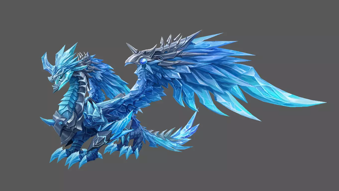 Mount - Flying Type 34 Low-poly 3D model_0