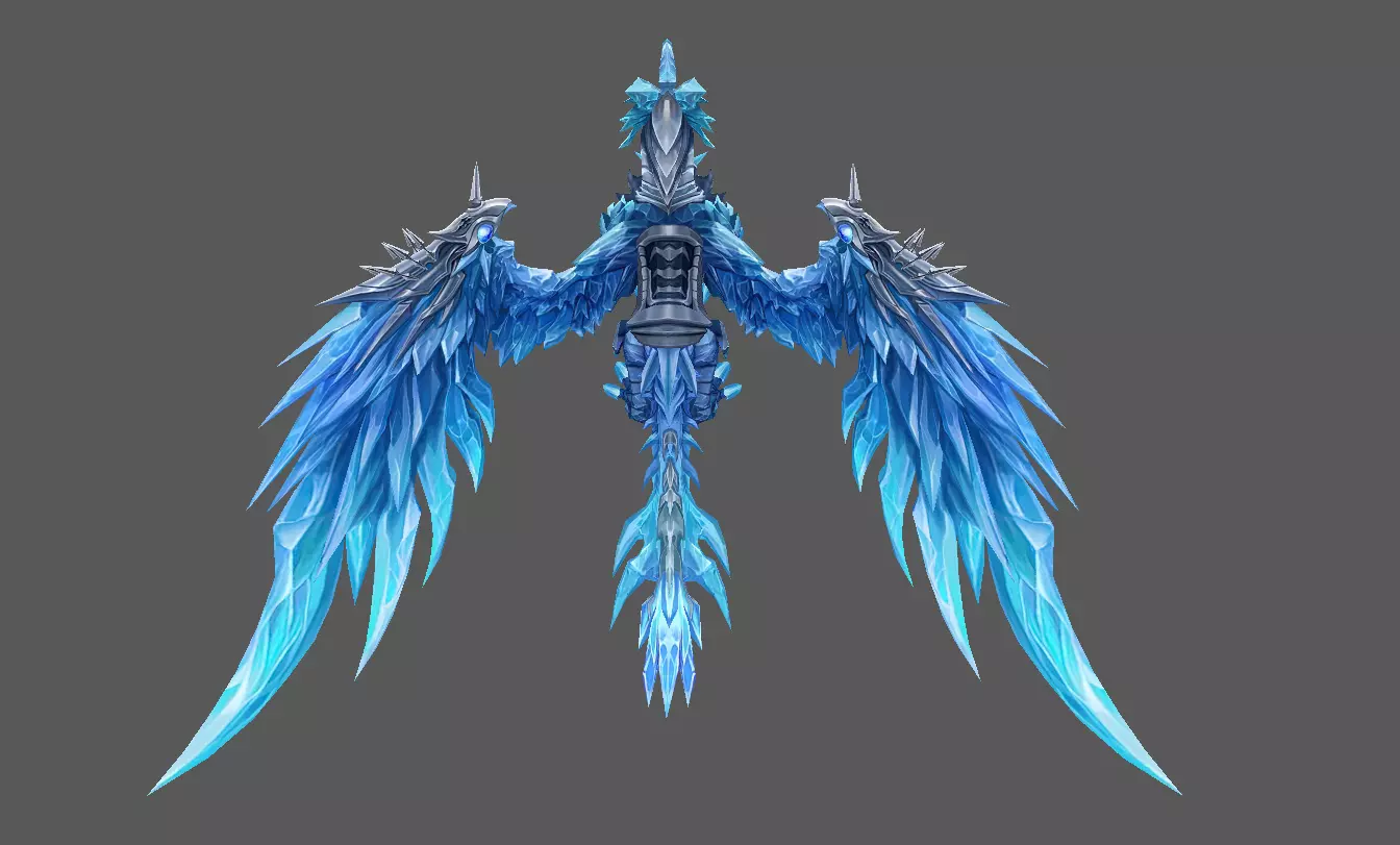 Mount - Flying Type 34 Low-poly 3D model_4