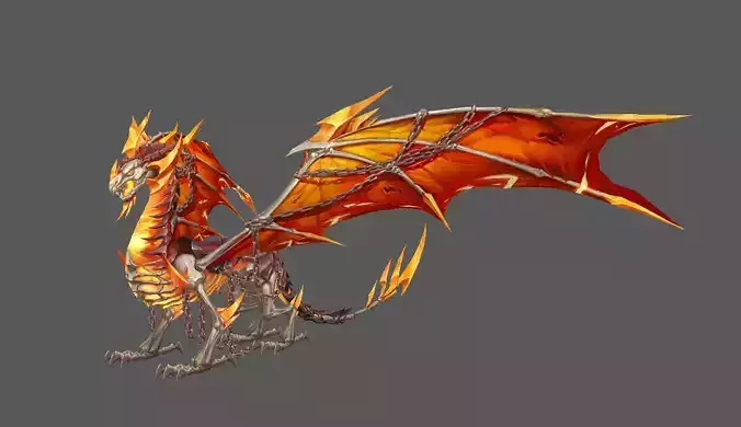 Mount - Flying Type 30 Low-poly 3D model