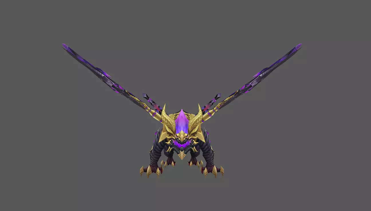 Mount - Flying Type 26 Low-poly 3D model_2