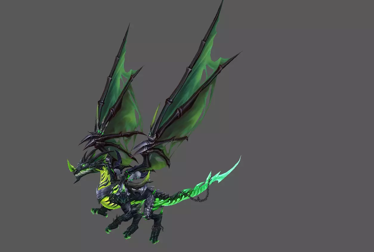 Mount - Flying Type 23 Low-poly 3D model_0