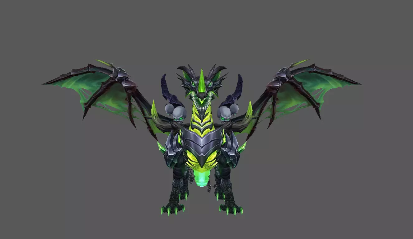 Mount - Flying Type 23 Low-poly 3D model_2