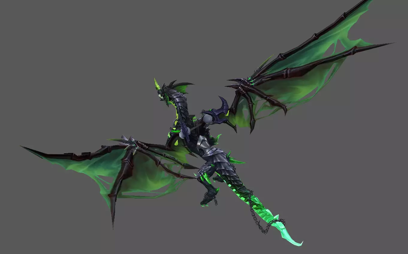 Mount - Flying Type 23 Low-poly 3D model_3