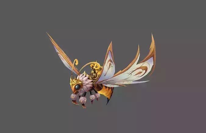 Mount - Flying Type 22 Low-poly 3D model Mount - Flying Type 22 Low-poly 3D model