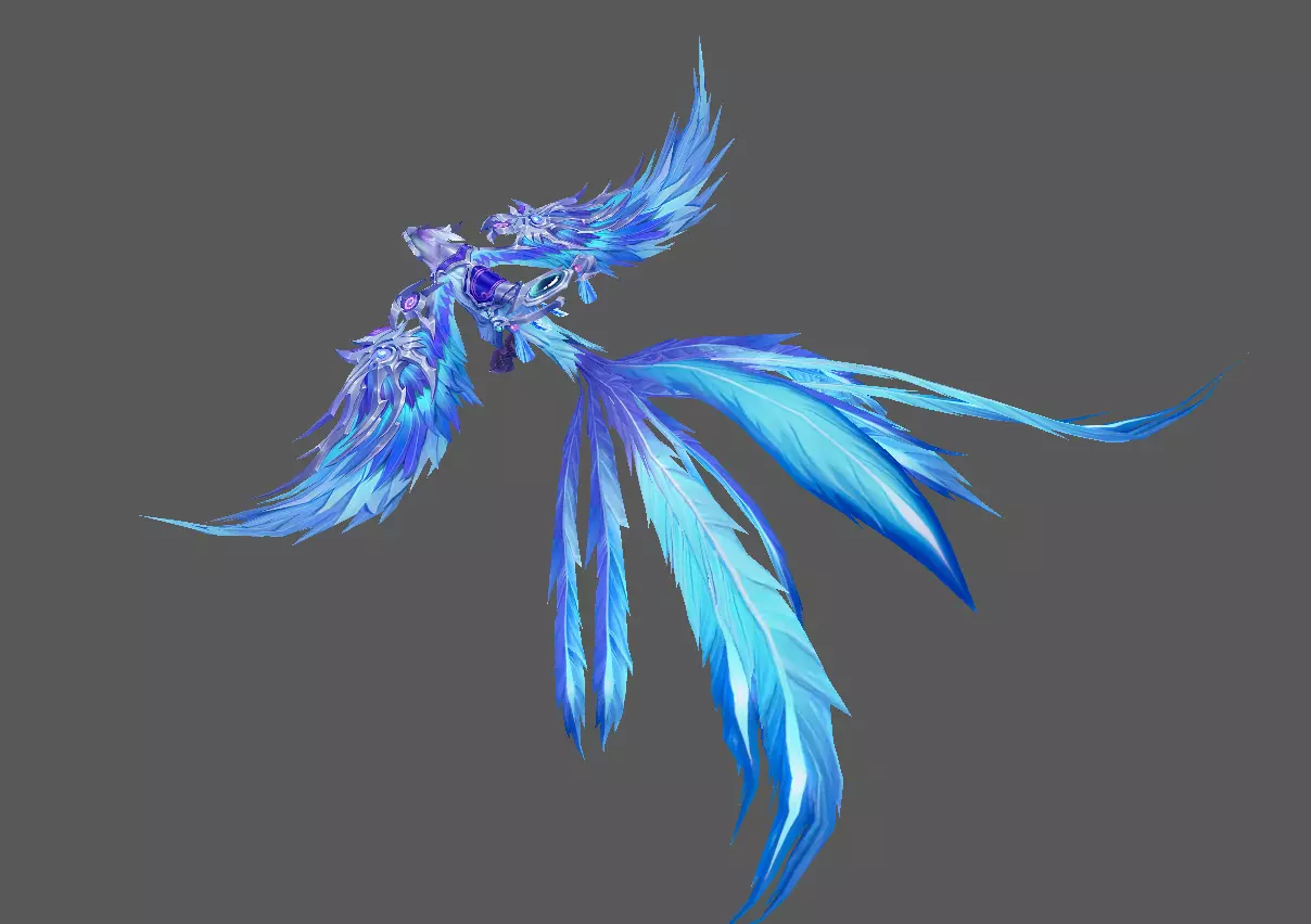 Mount - Flying Type 20 Low-poly 3D model_3