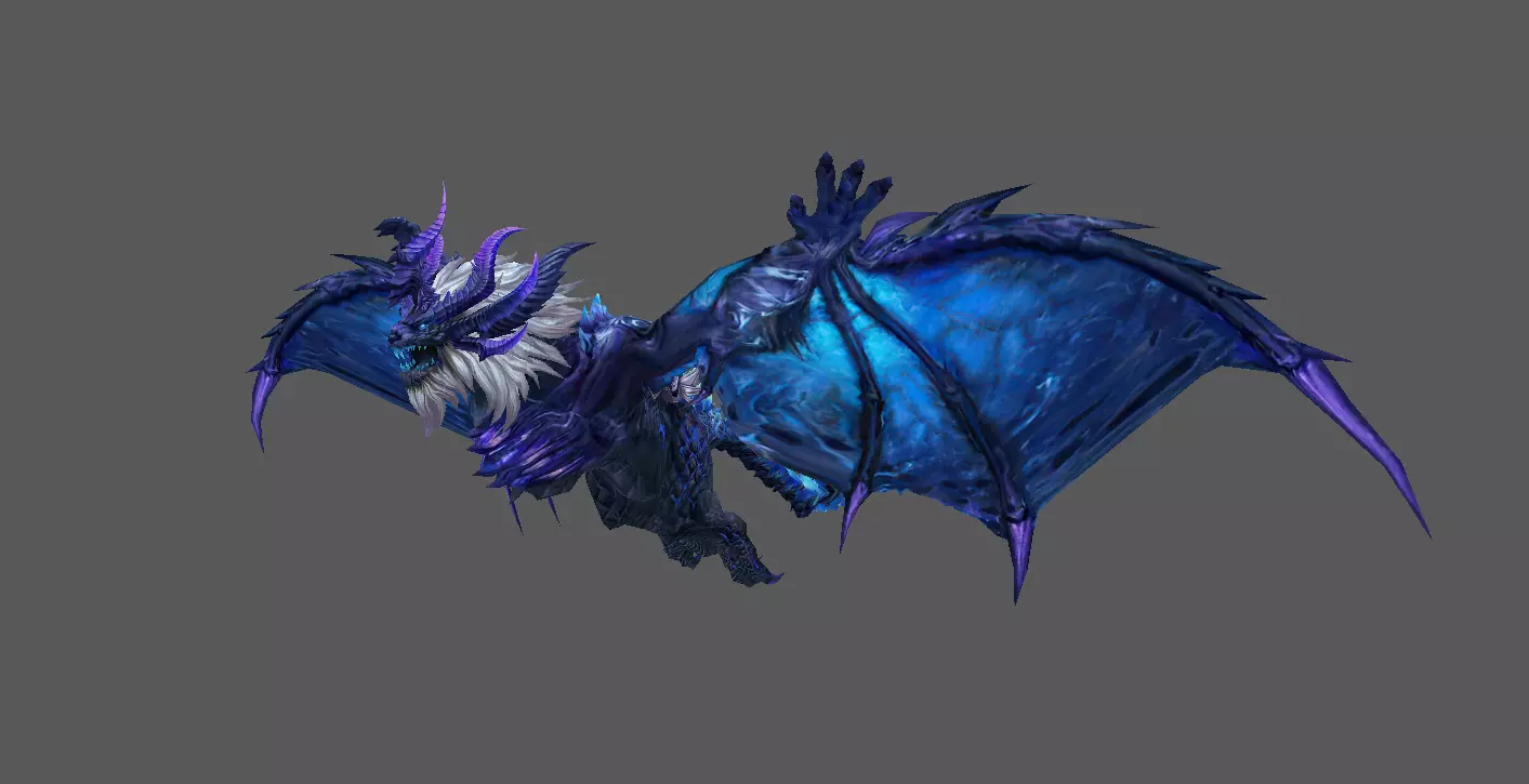 Mount - Flying Type 16 Low-poly 3D model_0