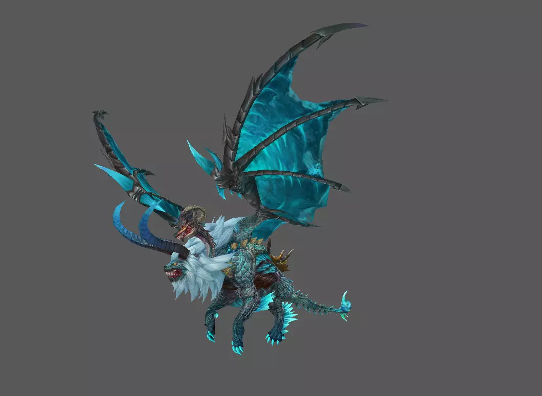 Mount - Flying Type 14 Low-poly 3D model_0