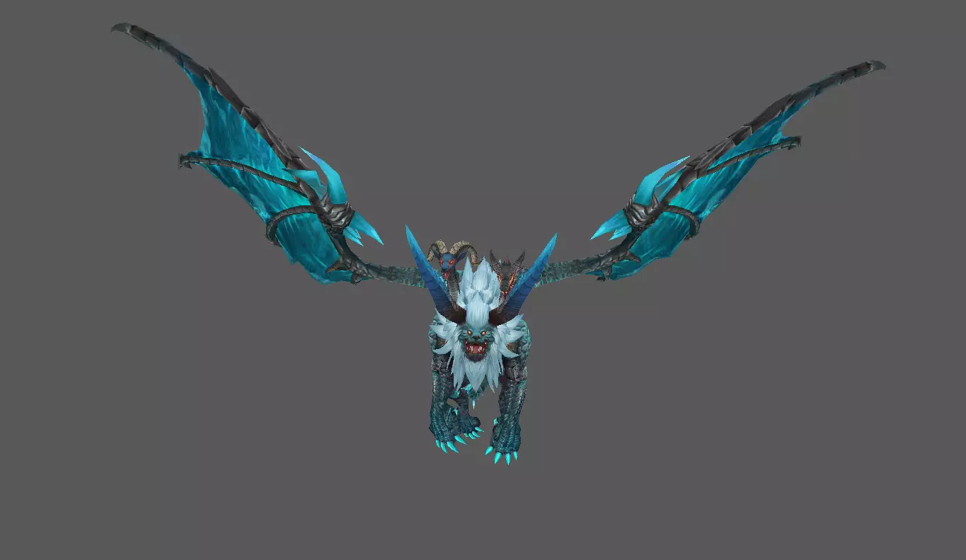 Mount - Flying Type 14 Low-poly 3D model_2