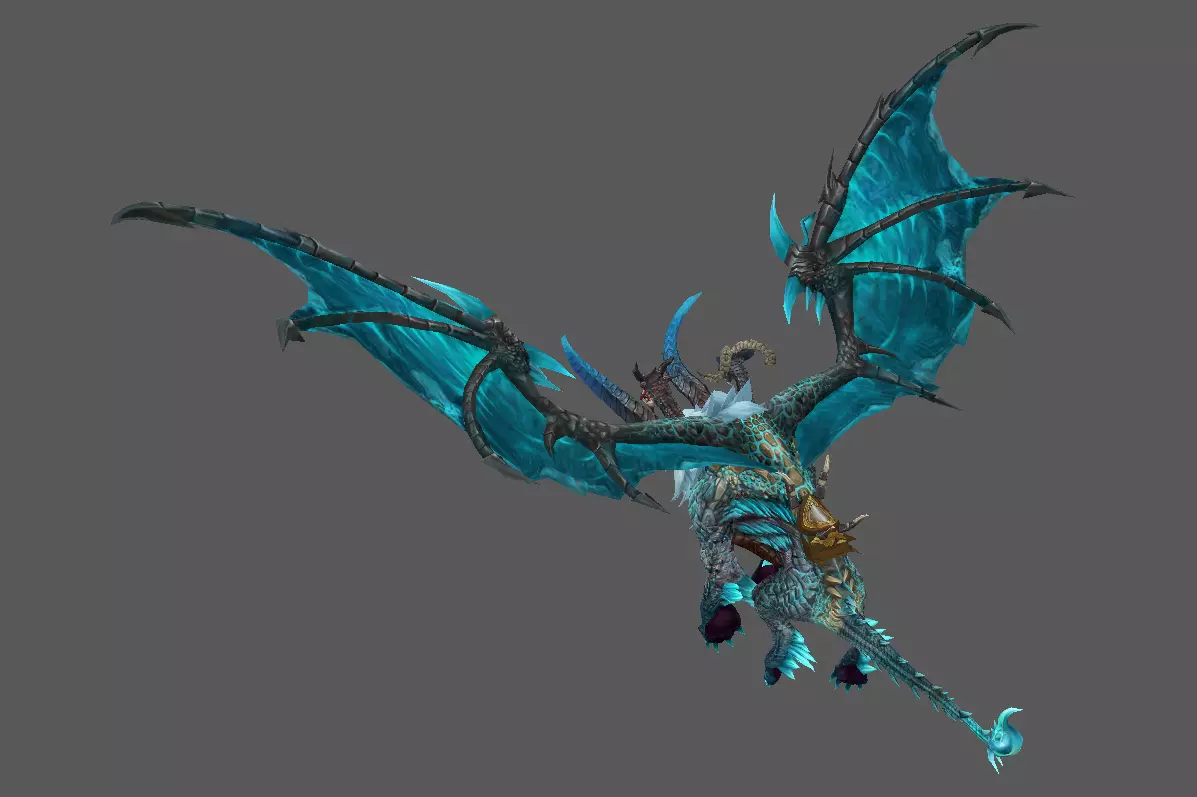 Mount - Flying Type 14 Low-poly 3D model_3