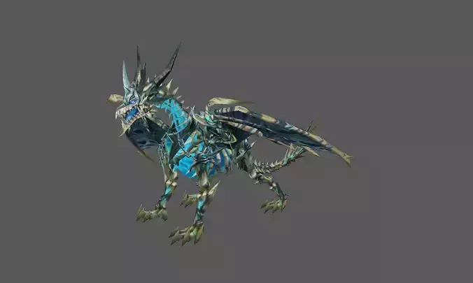 Mount - Flying Type 11 Low-poly 3D model