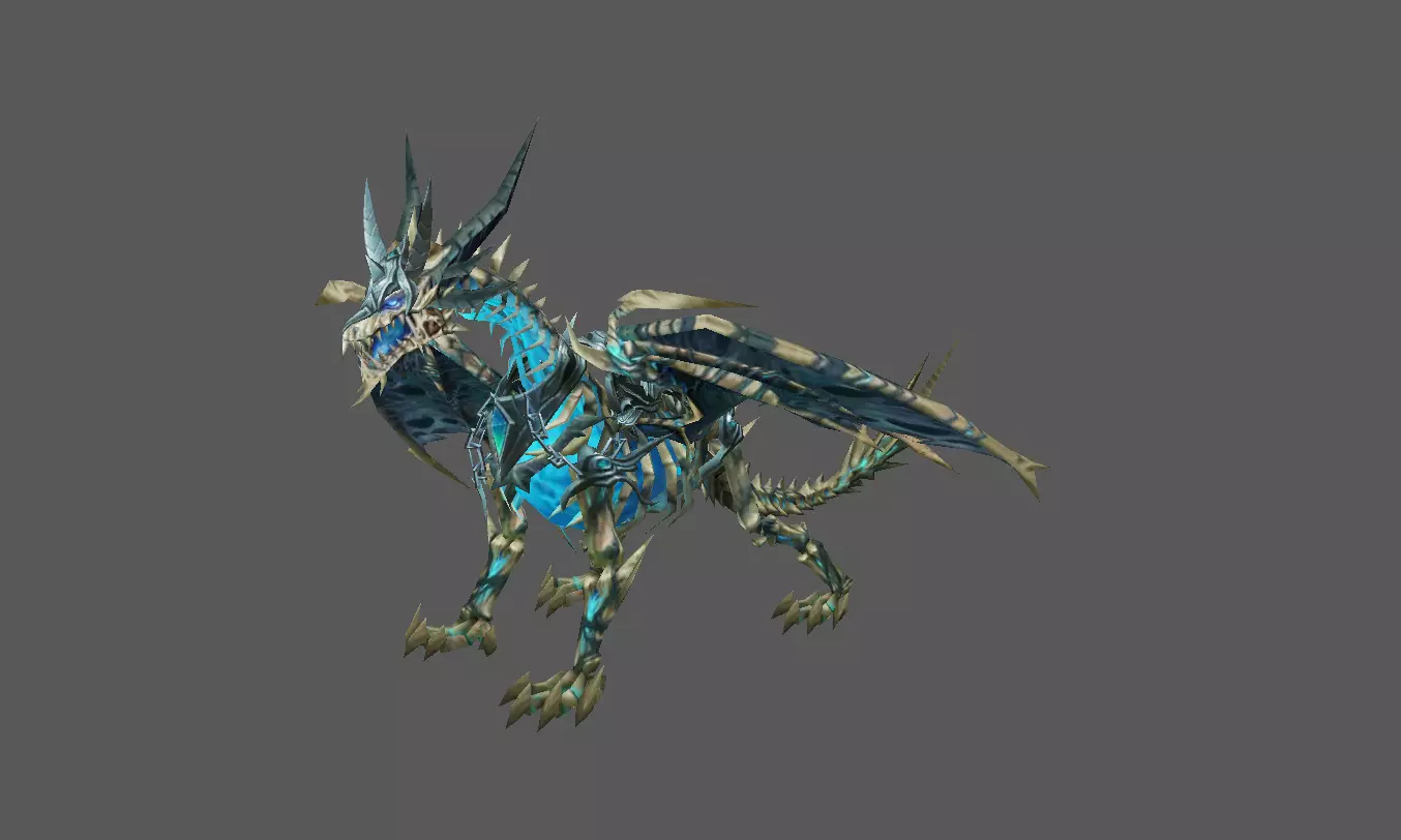 Mount - Flying Type 11 Low-poly 3D model_0