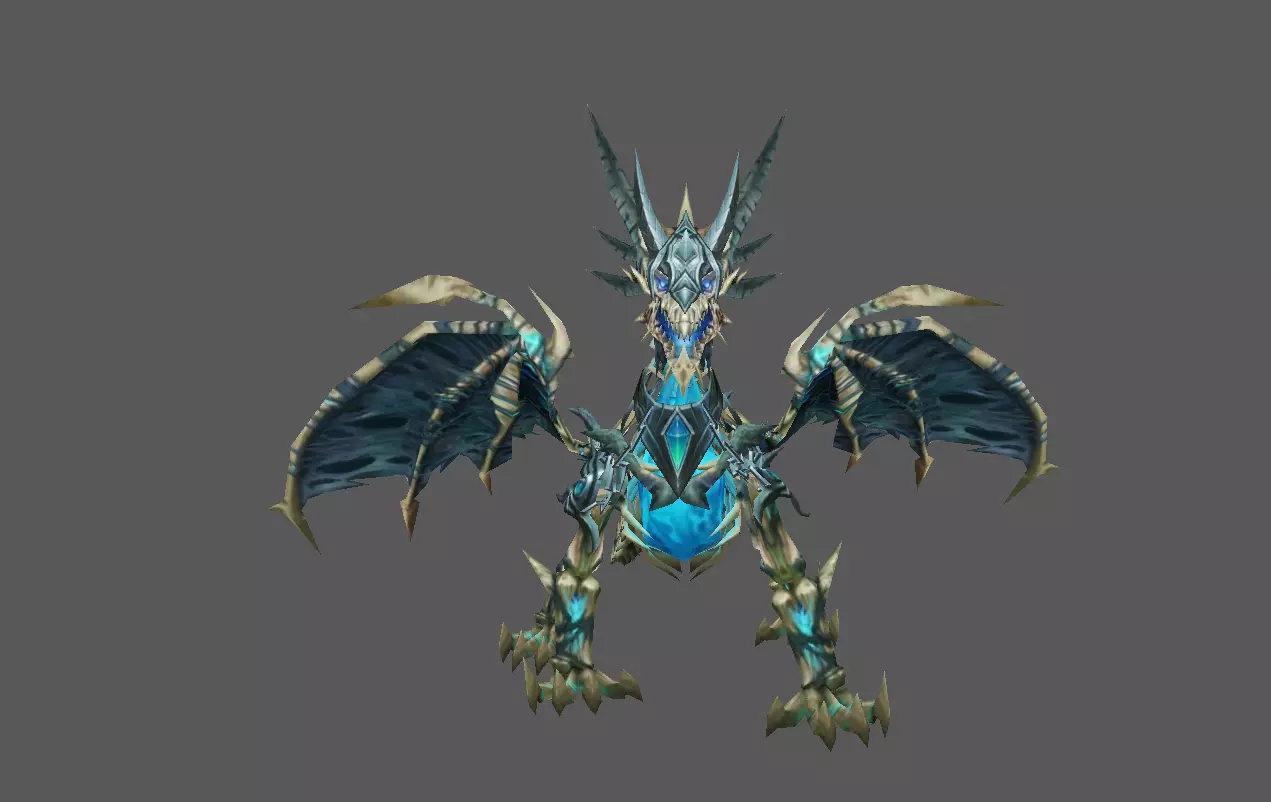 Mount - Flying Type 11 Low-poly 3D model_2