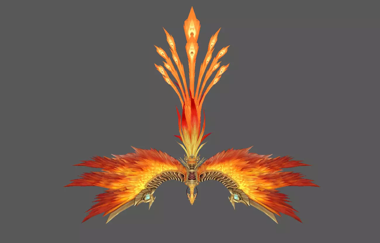 Mount - Flying Type 10 Low-poly 3D model_4