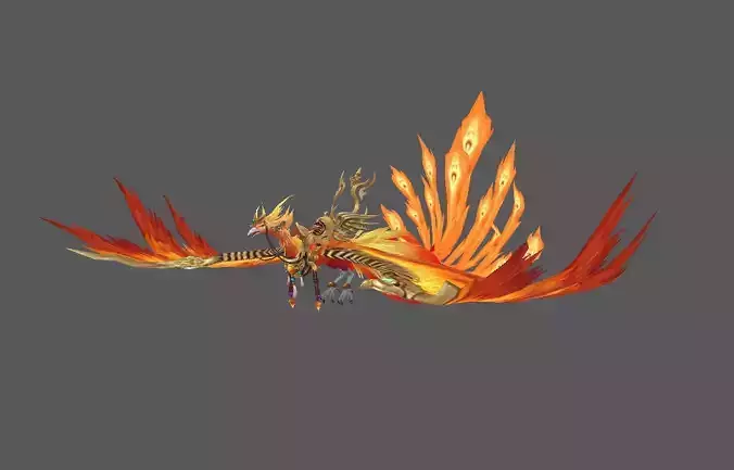 Mount - Flying Type 10 Low-poly 3D model