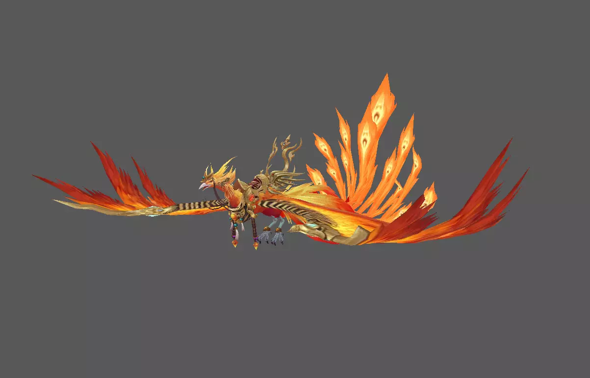 Mount - Flying Type 10 Low-poly 3D model_0