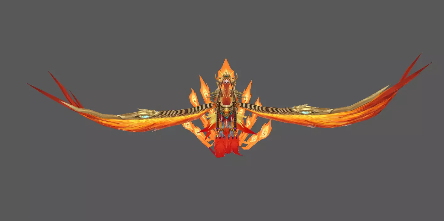 Mount - Flying Type 10 Low-poly 3D model_3