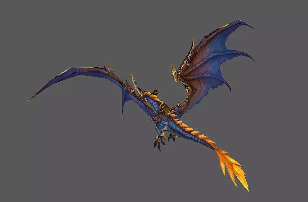 Mount - Flying Type 03 Low-poly 3D model_3