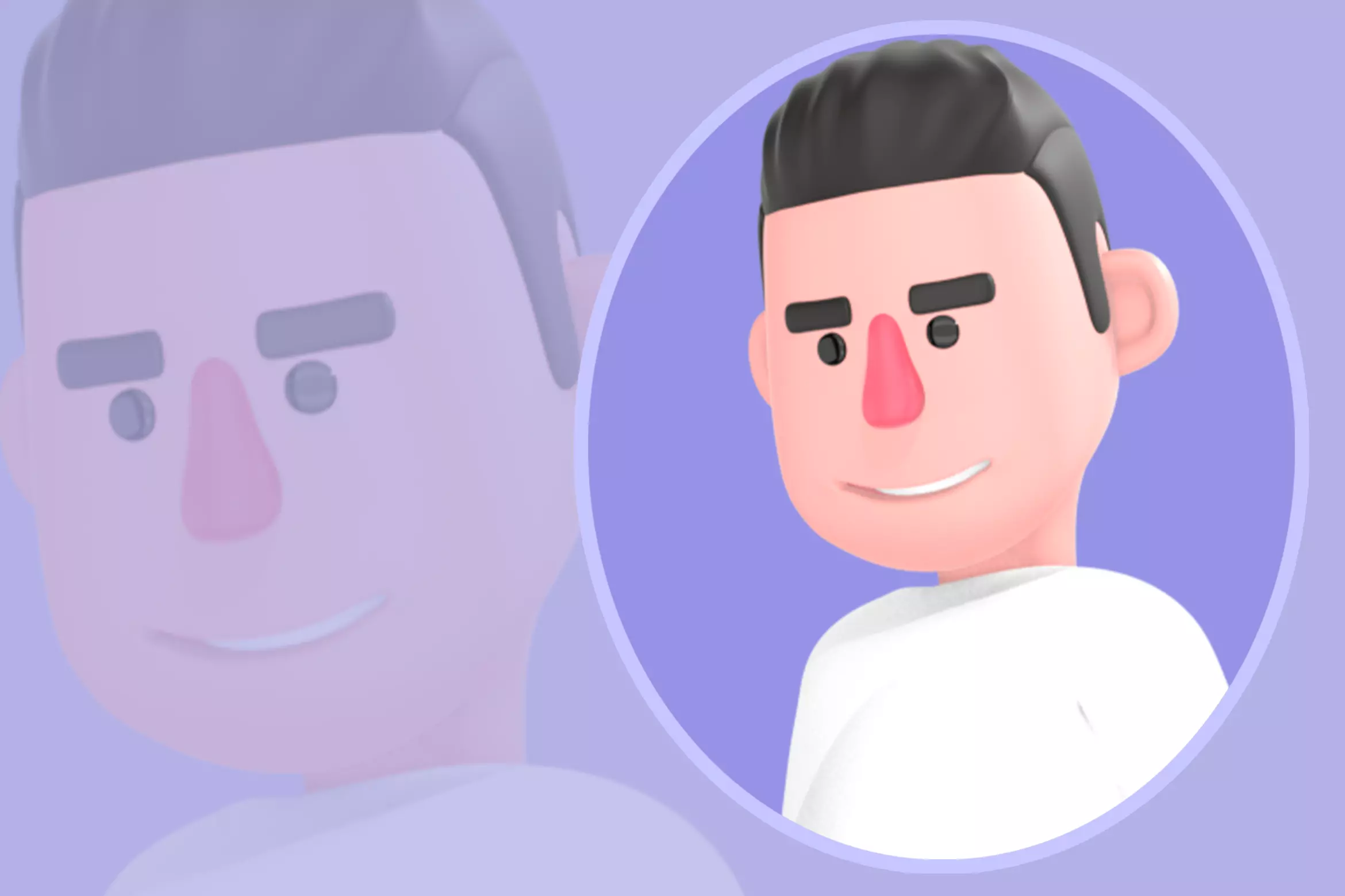 Stylized 3D Male Photographer Character - Cartoon Reading Paper 3D model_0