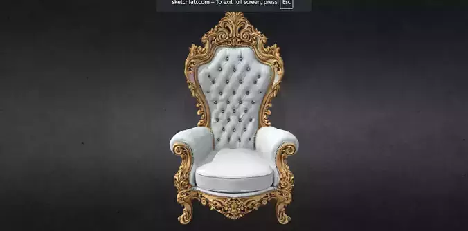 throne  3D model