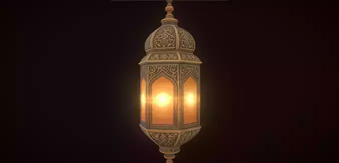 ornate lamps  3D model