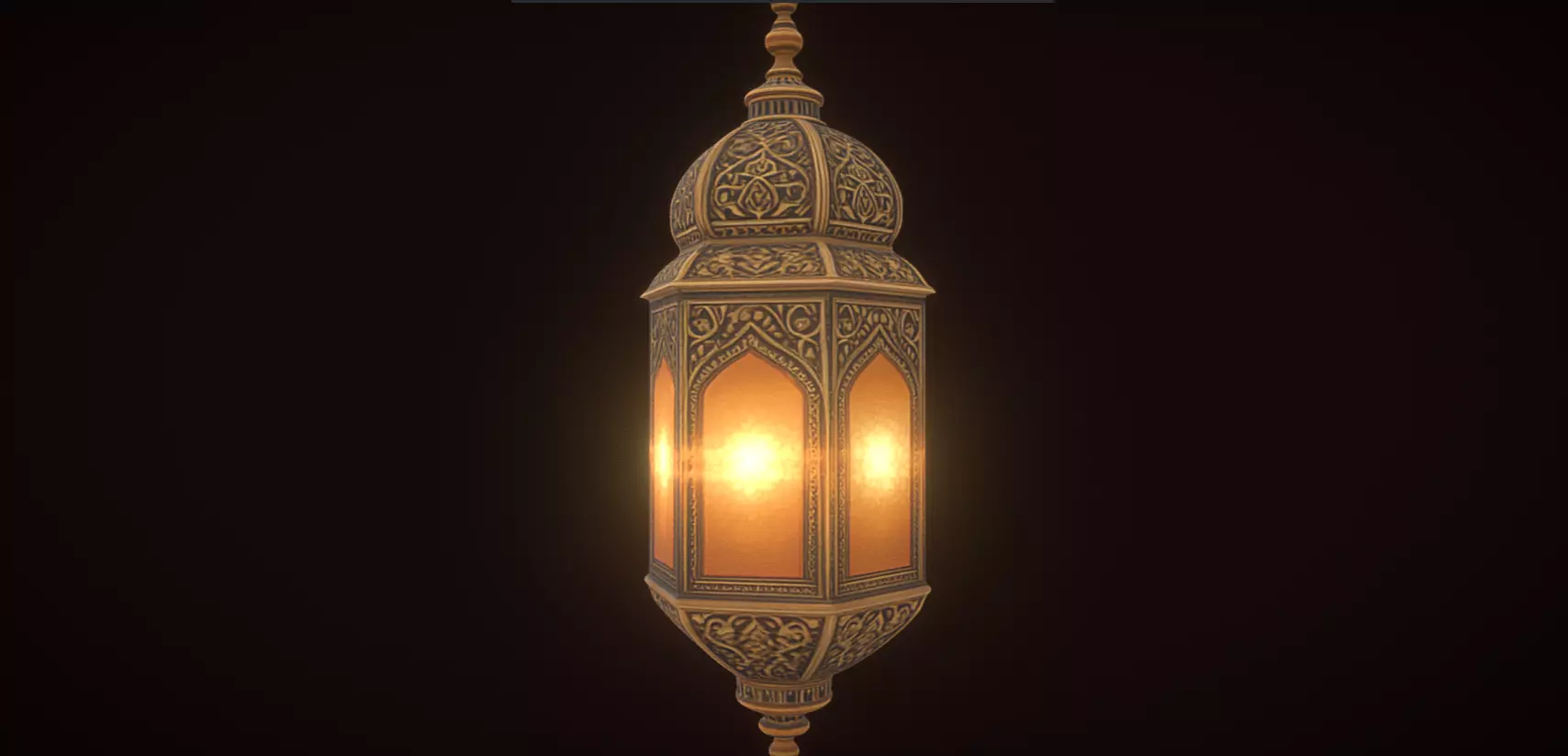 ornate lamps  3D model_0