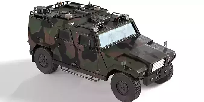 5 Military Vehicles Collection v5 Free low-poly 3D model