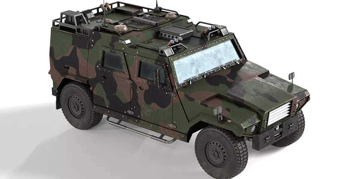 5 Military Vehicles Collection v5 Free low-poly 3D model_1