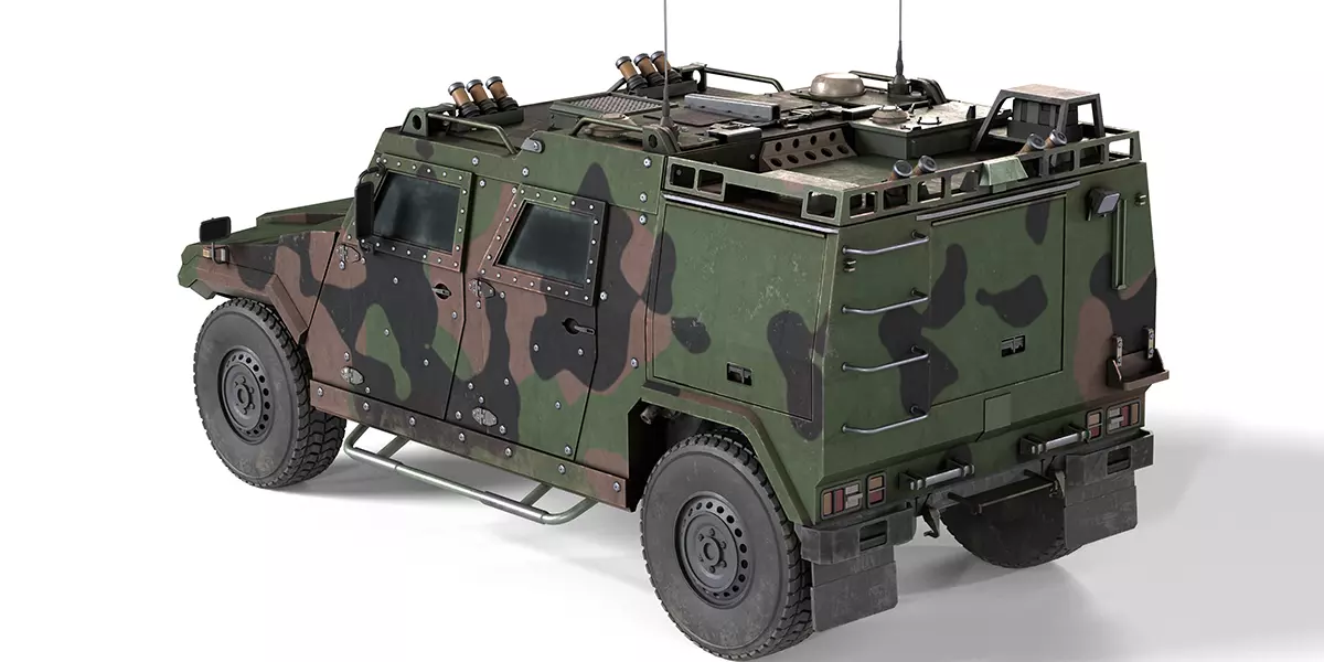 5 Military Vehicles Collection v5 Free low-poly 3D model_2