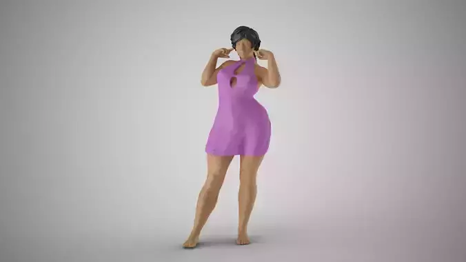 Female Showing Herself