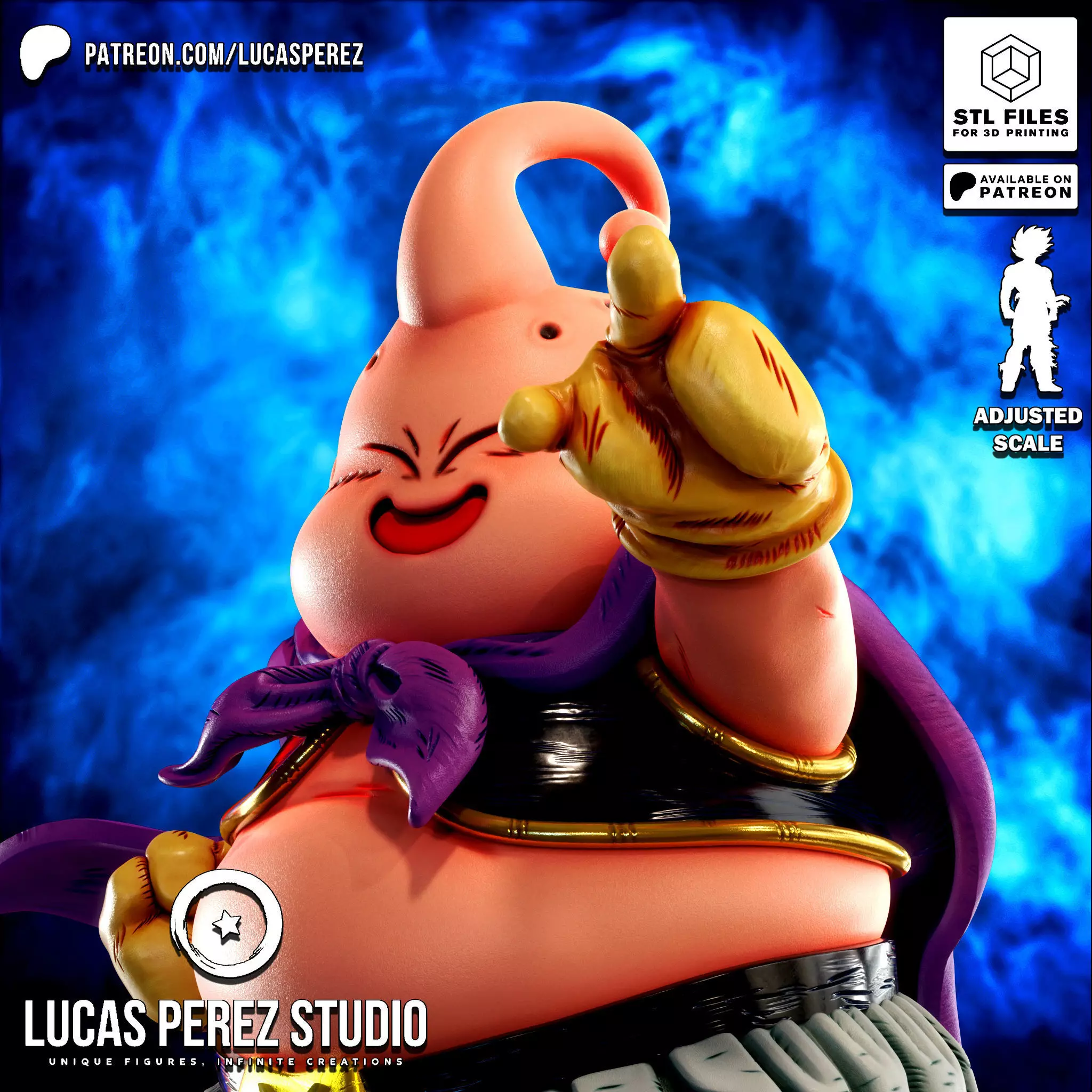 MAJIN BUU CHIBI 3D print model_11