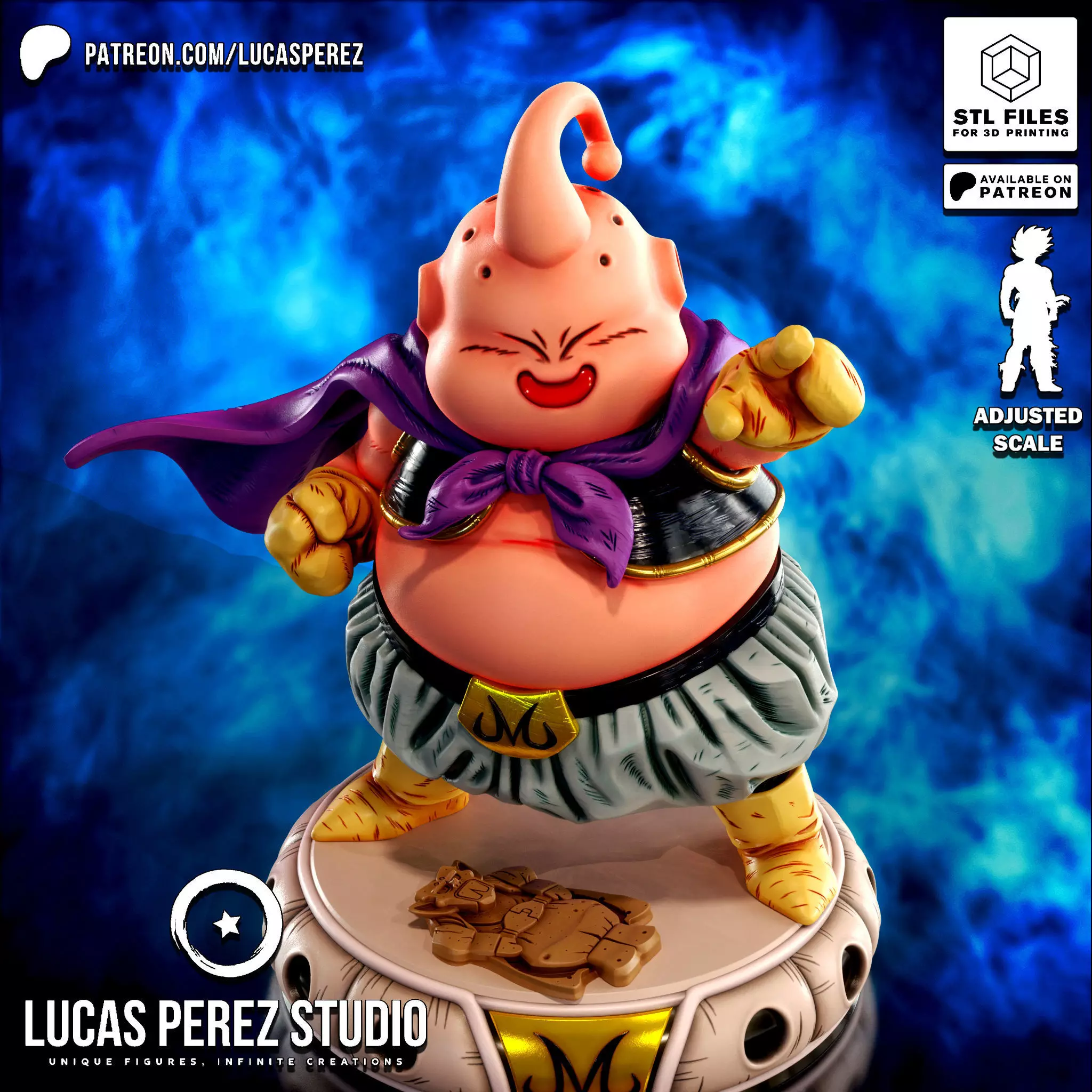 MAJIN BUU CHIBI 3D print model_13