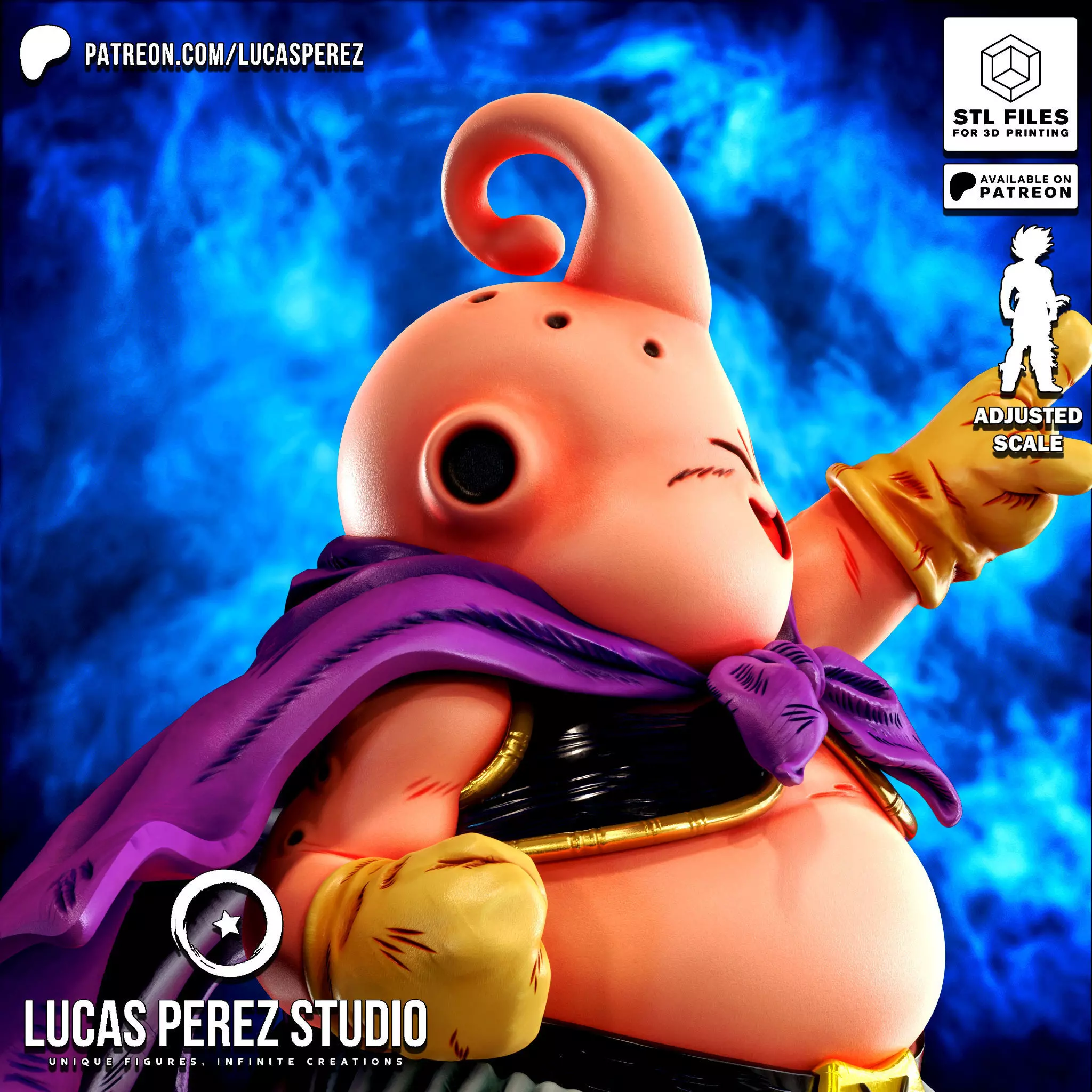 MAJIN BUU CHIBI 3D print model_10