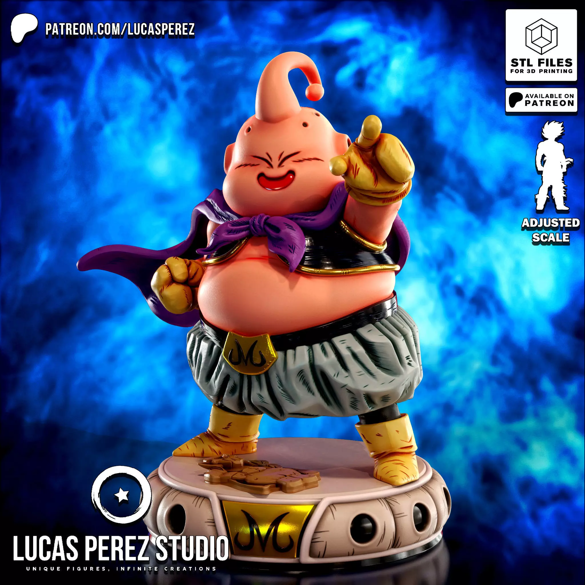 MAJIN BUU CHIBI 3D print model_7