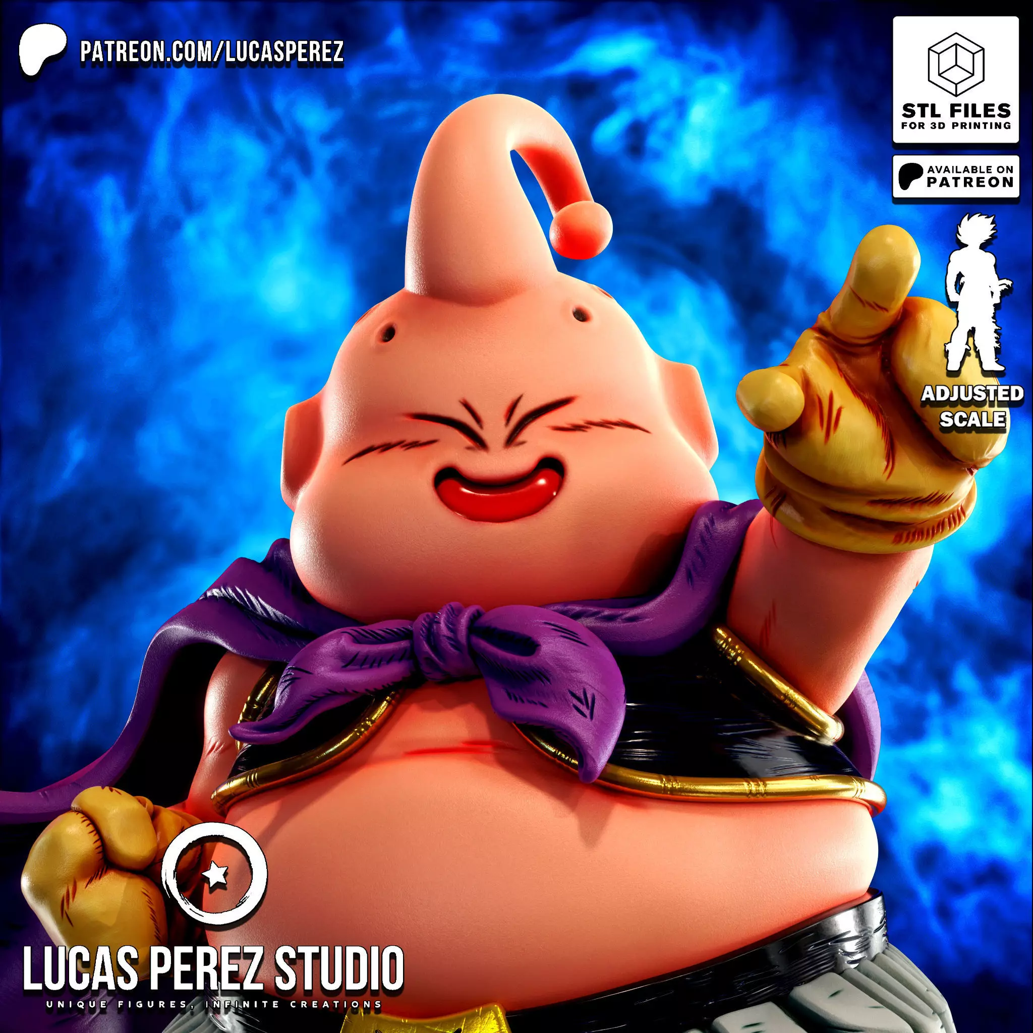 MAJIN BUU CHIBI 3D print model_8