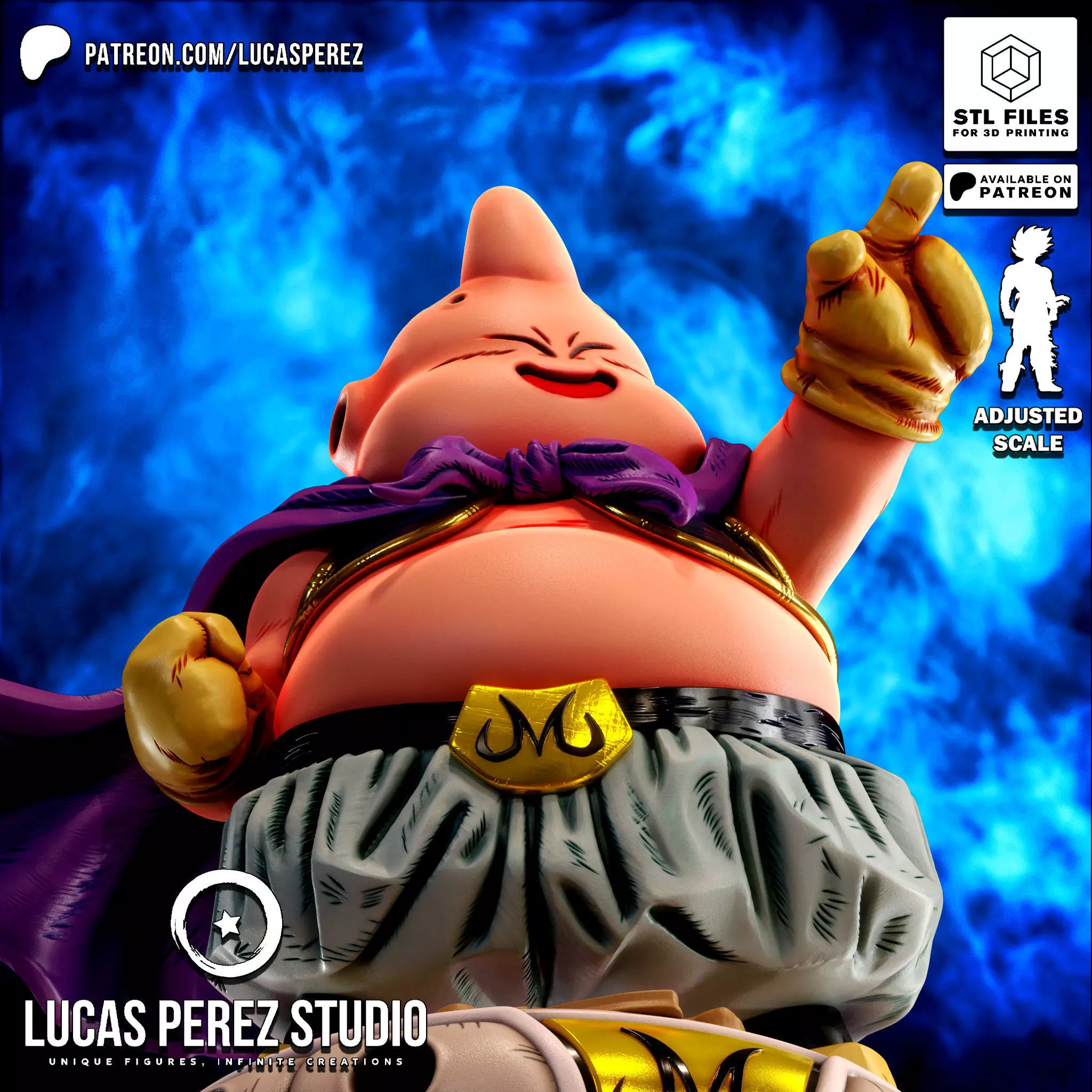 MAJIN BUU CHIBI 3D print model_15