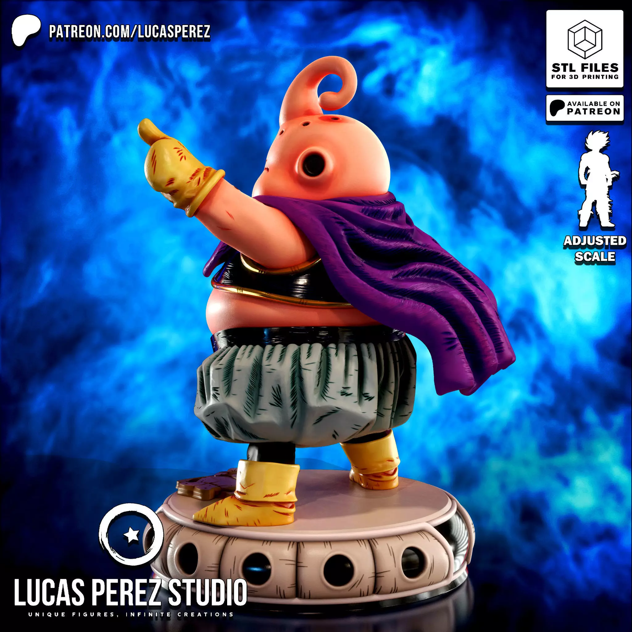 MAJIN BUU CHIBI 3D print model_5